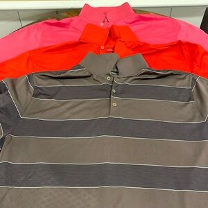 (3) XXL Gently Worn Nike Dri Fit Golf Polos